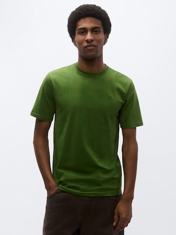 SCOTCH & SODA Póló 'SEASONAL CORE CHEST' - zöld: elől