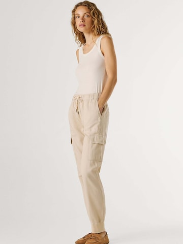 Loosefit Pantalon cargo Pepe Jeans en beige