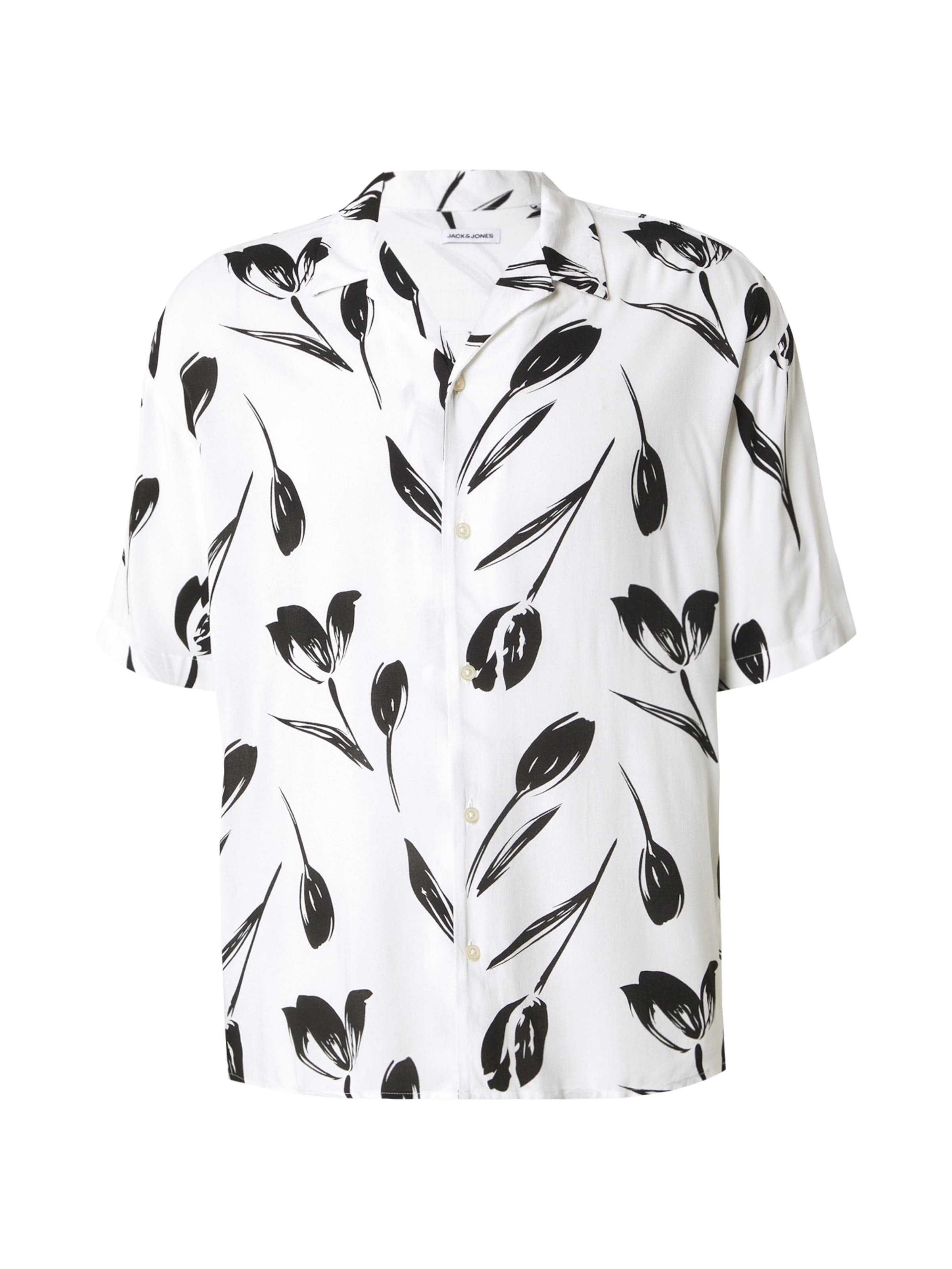 JACK & JONES Košeľa 'JJEJeff Charge' - Biela: predná strana