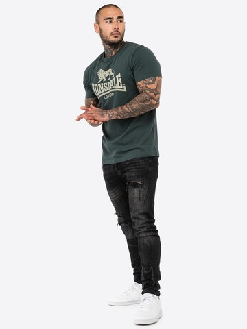 LONSDALE Футболка 'St. Erney' в Зеленый