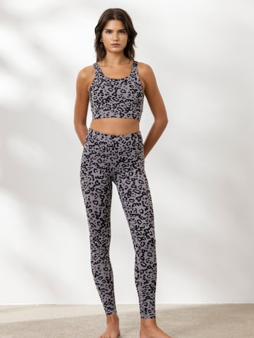 Hey Honey Bustier Sport bh 'Bustier' in Grijs: voorkant