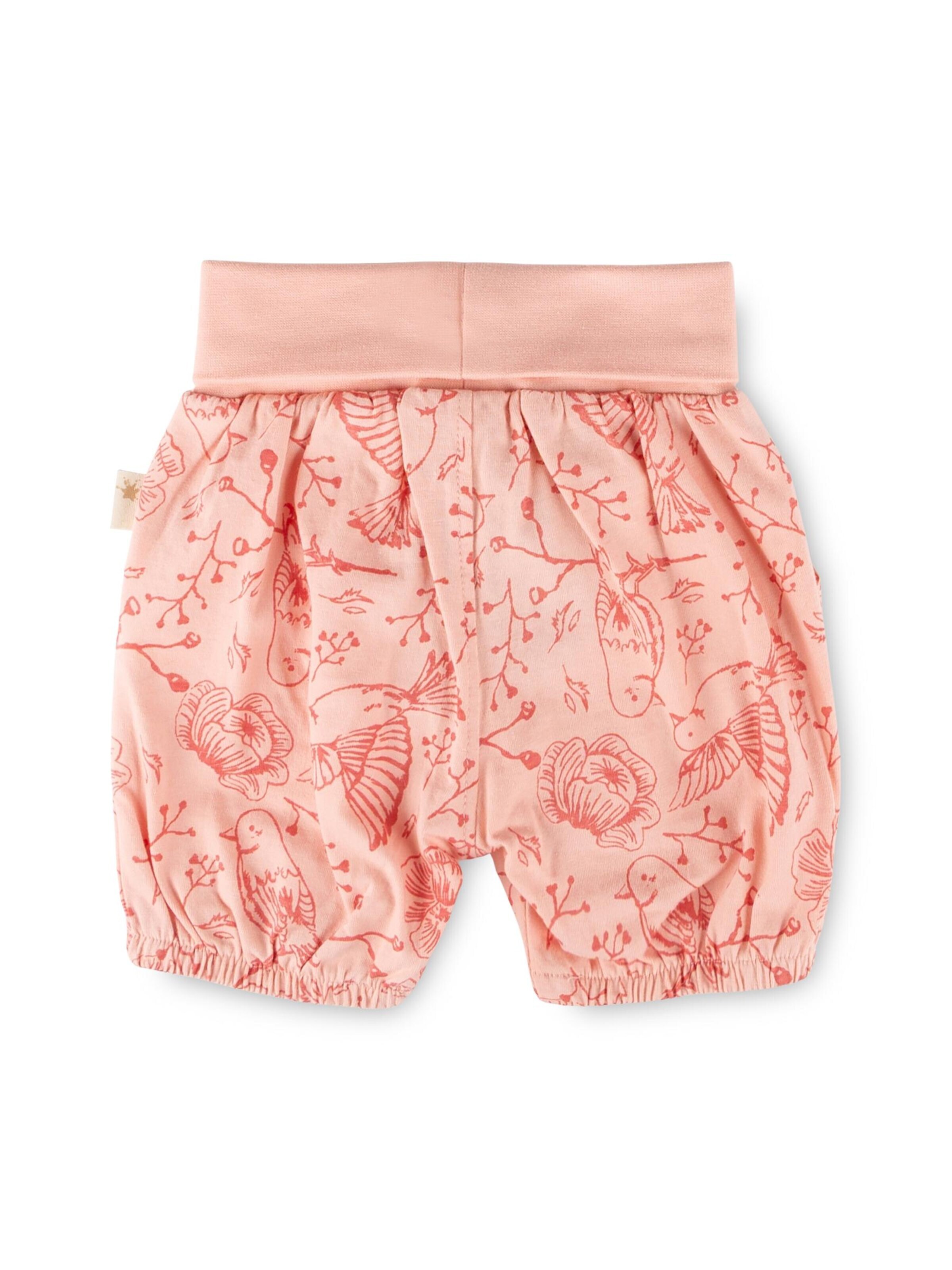 SIGIKID Regular Hose 'Shorts Pink Birds' in Pink