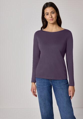 STREET ONE Shirt in Purple: front