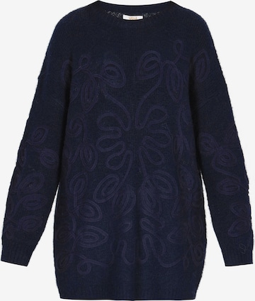 usha FESTIVAL Pullover in Blau: Vorderseite