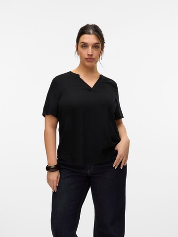 Vero Moda Curve Bluse 'VMCMymilo' i sort: forside