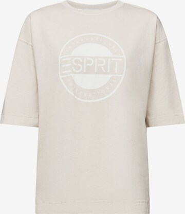 T-shirt ESPRIT en beige : devant