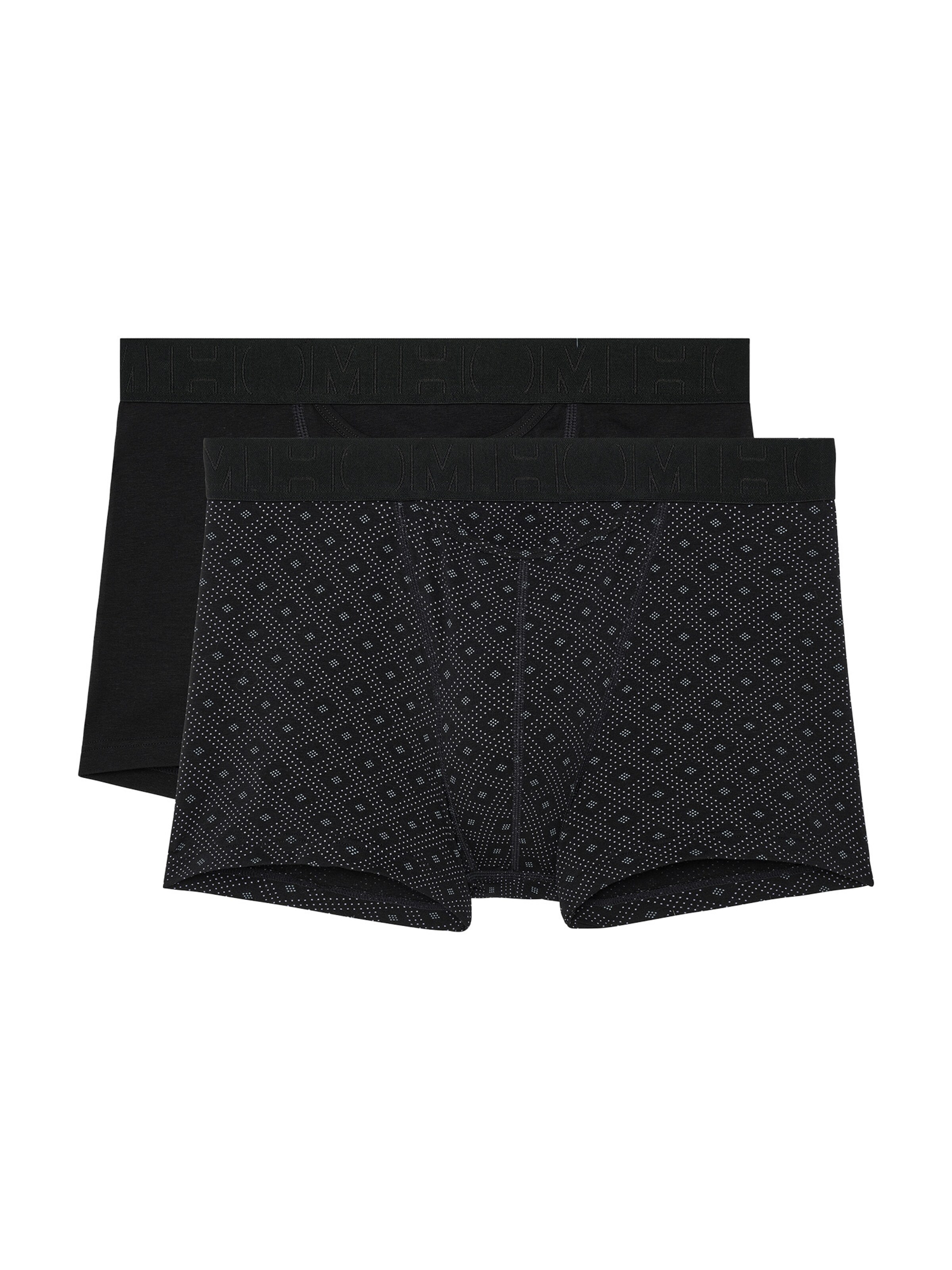 HOM Boxershorts 'Neels' in Schwarz: Vorderseite