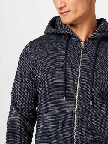 s.Oliver Zip-Up Hoodie in Blue