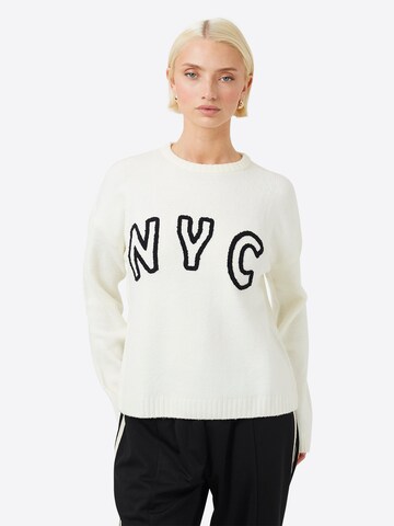 Pullover di BRAVE SOUL in bianco: frontale