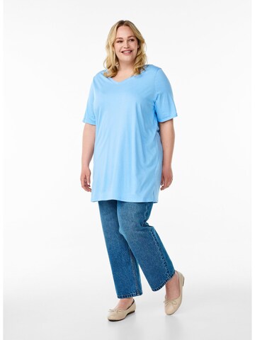 T-shirt 'Chiara' Zizzi en bleu