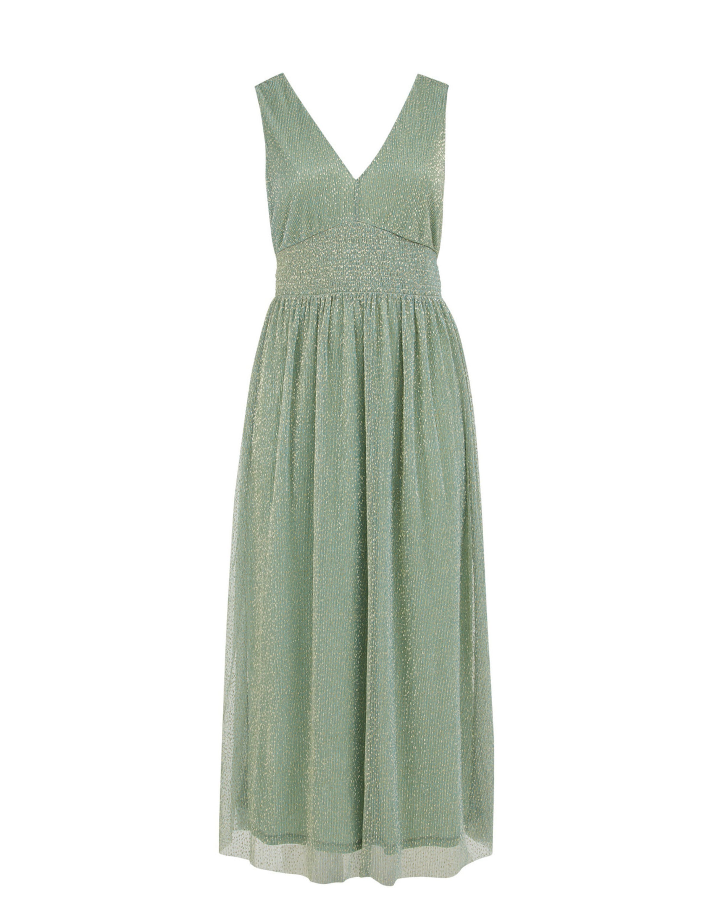 WE Fashion Βραδινό φόρεμα σε πράσινο: μπροστά