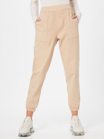 Effilé Pantalon Marc O'Polo en beige : devant