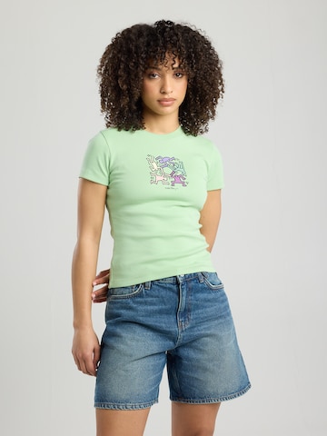 T-shirt America Today en vert : devant