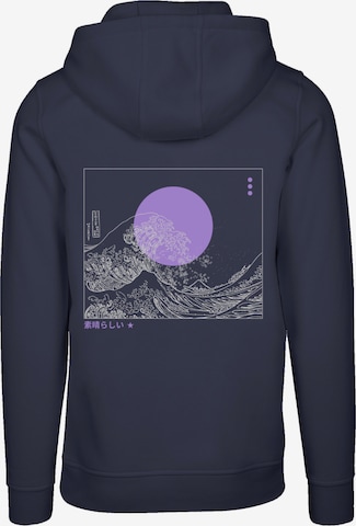 Sweat-shirt 'Kanagawa Welle Japan' F4NT4STIC en bleu