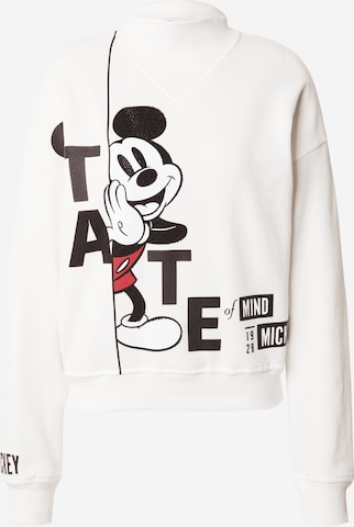 PRINCESS GOES HOLLYWOOD Μπλούζα φούτερ 'State of Mind Mickey' σε λευκό: μπροστά
