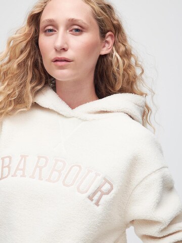 Barbour Sweatshirt 'Northumberland' in White