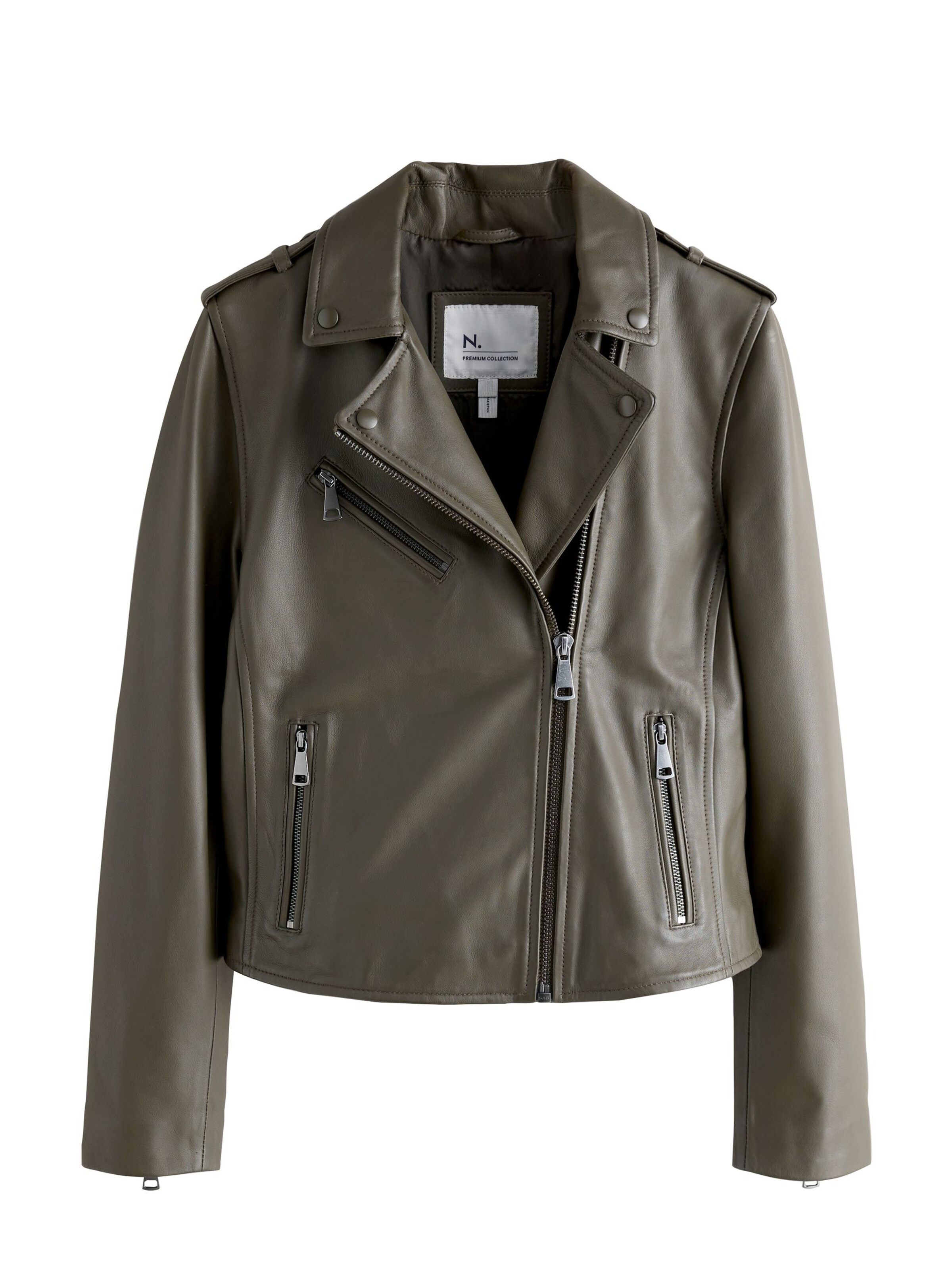 Next Демисезонная куртка 'N. Real' в Зеленый: спереди