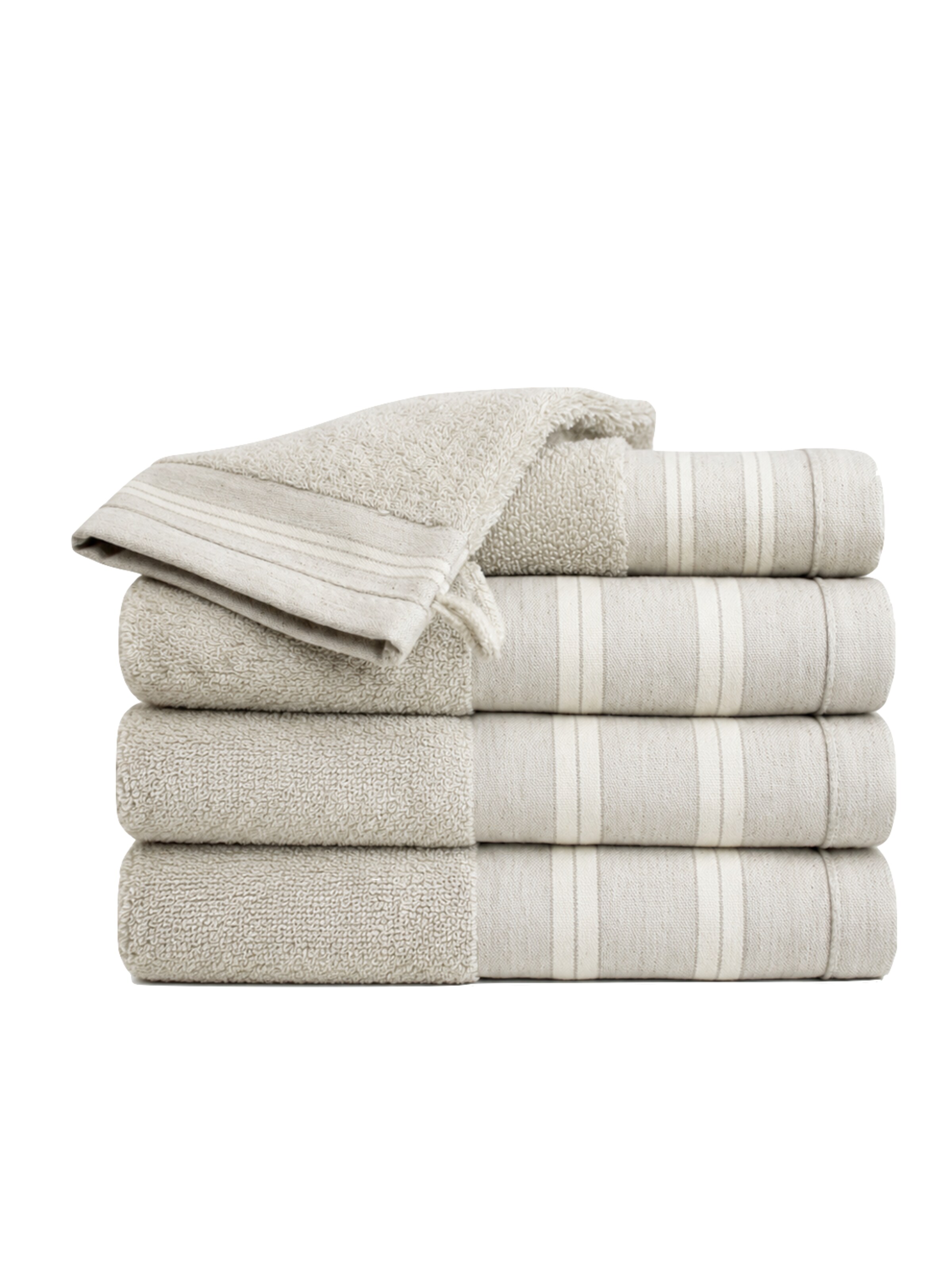 NEIPER Handdoek 'NATURE Algarve' in Beige