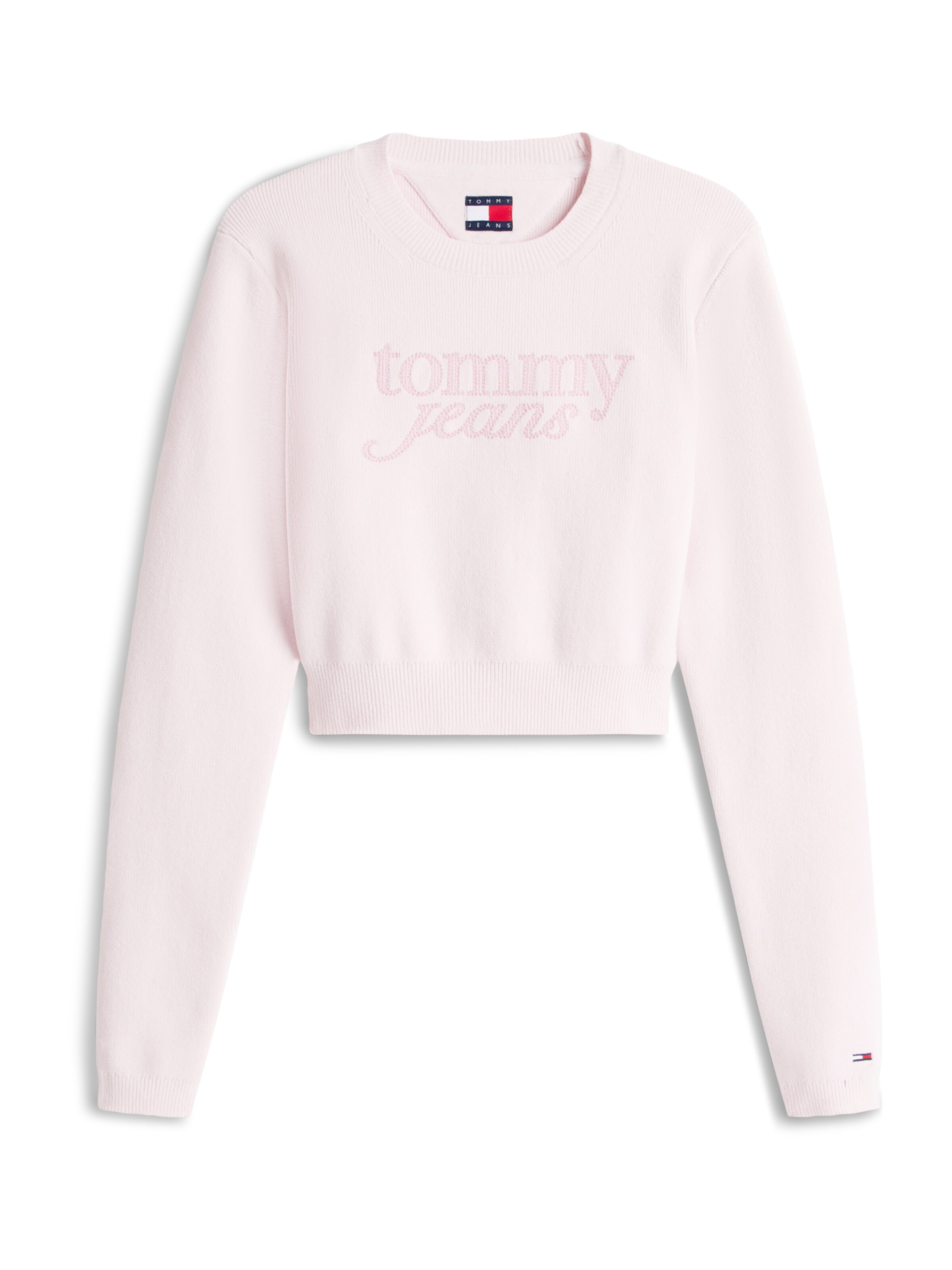 Tommy Jeans Pulover | roza barva: sprednja stran
