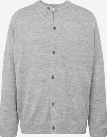 Vestes en maille TOPMAN en gris : devant