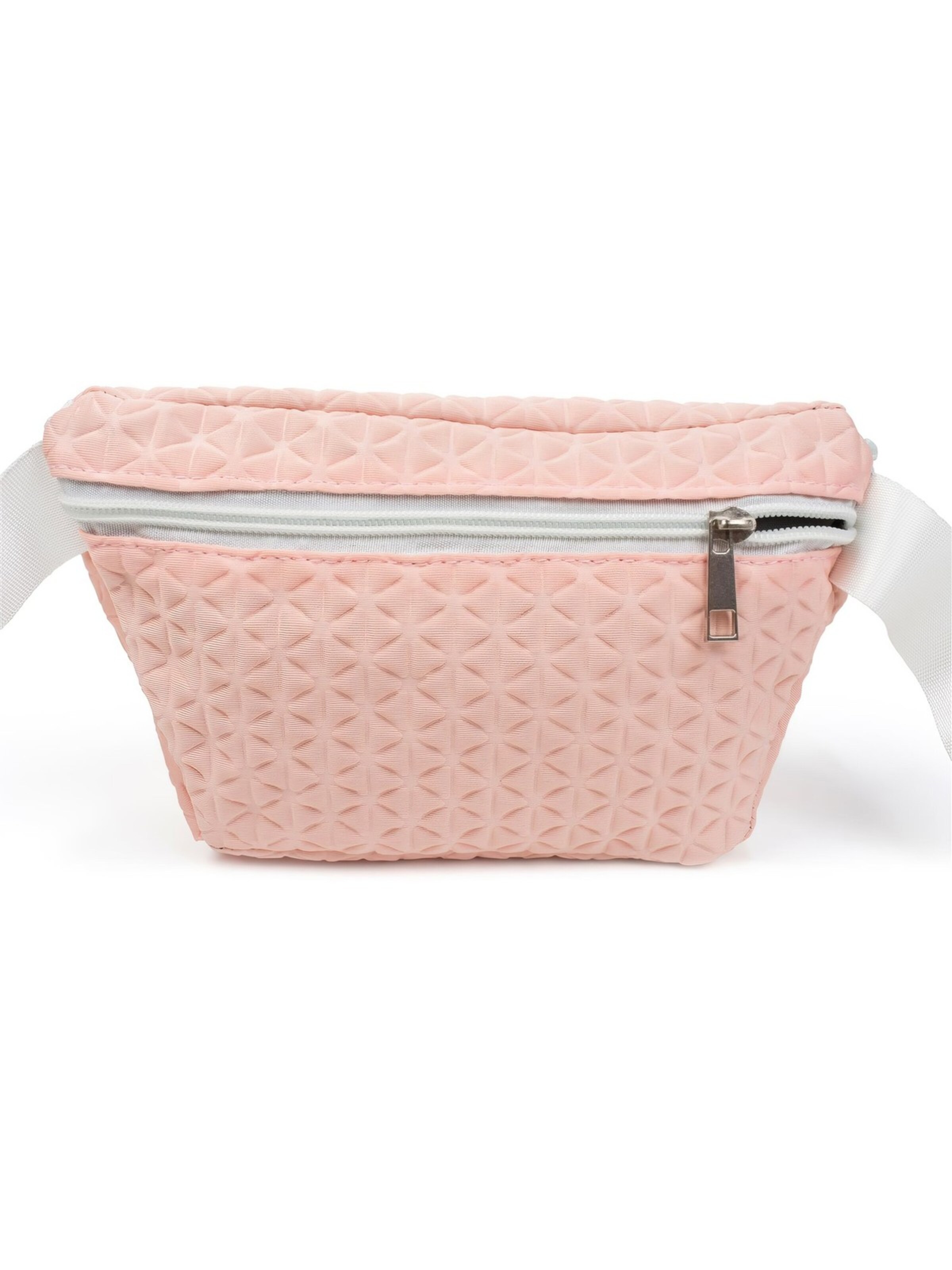 styleBREAKER Gürteltasche 'Bauchtasche geometrische Prägung, Gürteltasche'‌‌‌ in Pink