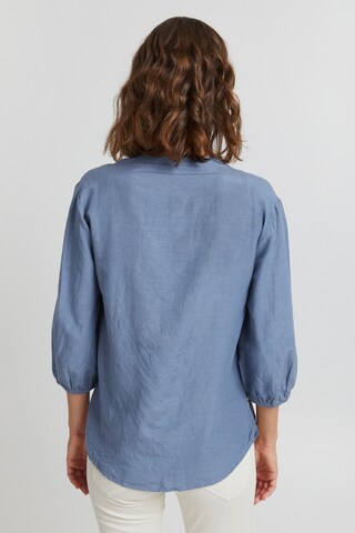 Fransa Blouse 'FAMADDIE 7' in Blue