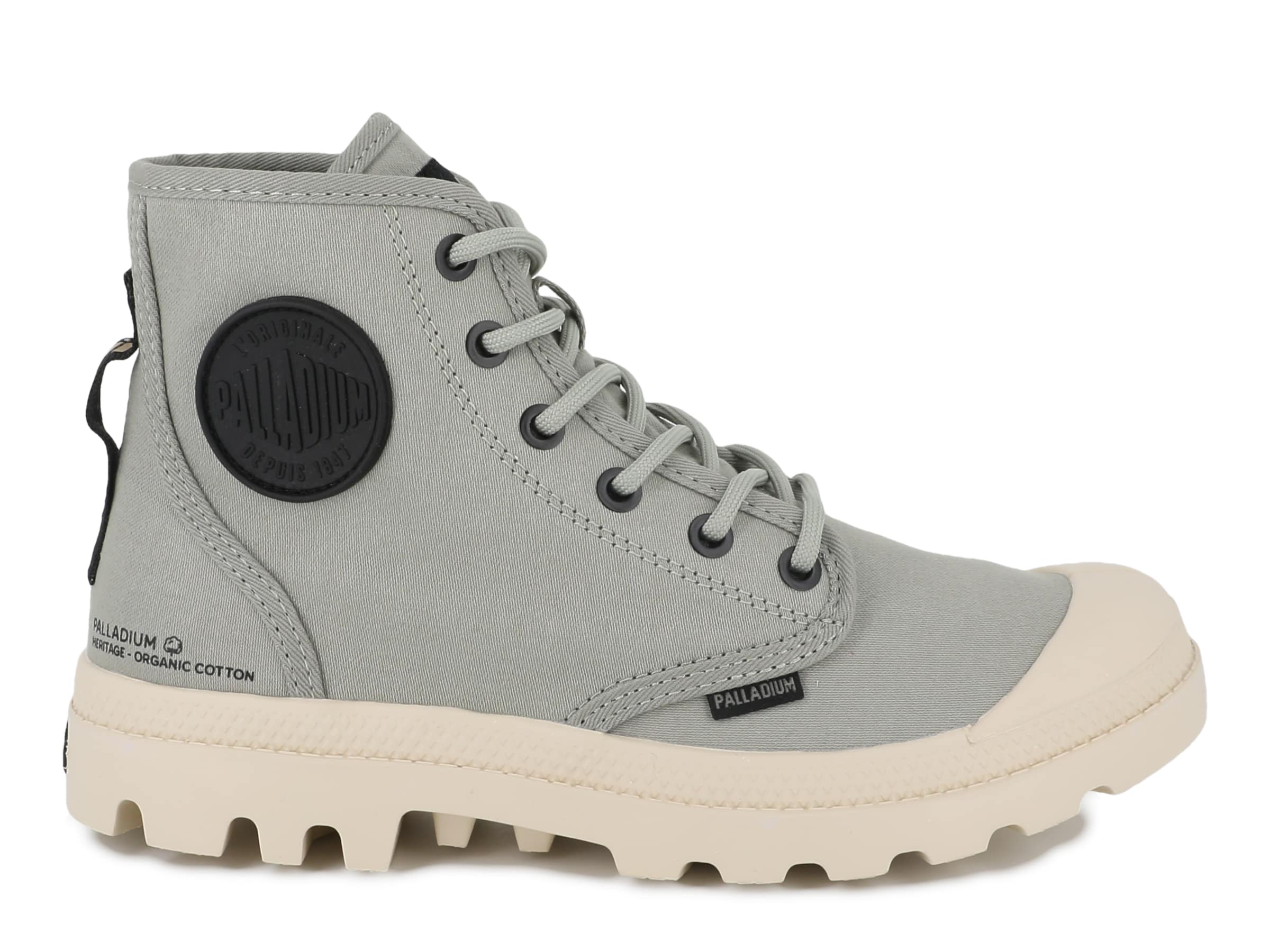 Palladium Schnürstiefelette in Grau