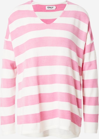 ONLY Pullover 'AMALIA' in Pink: predná strana