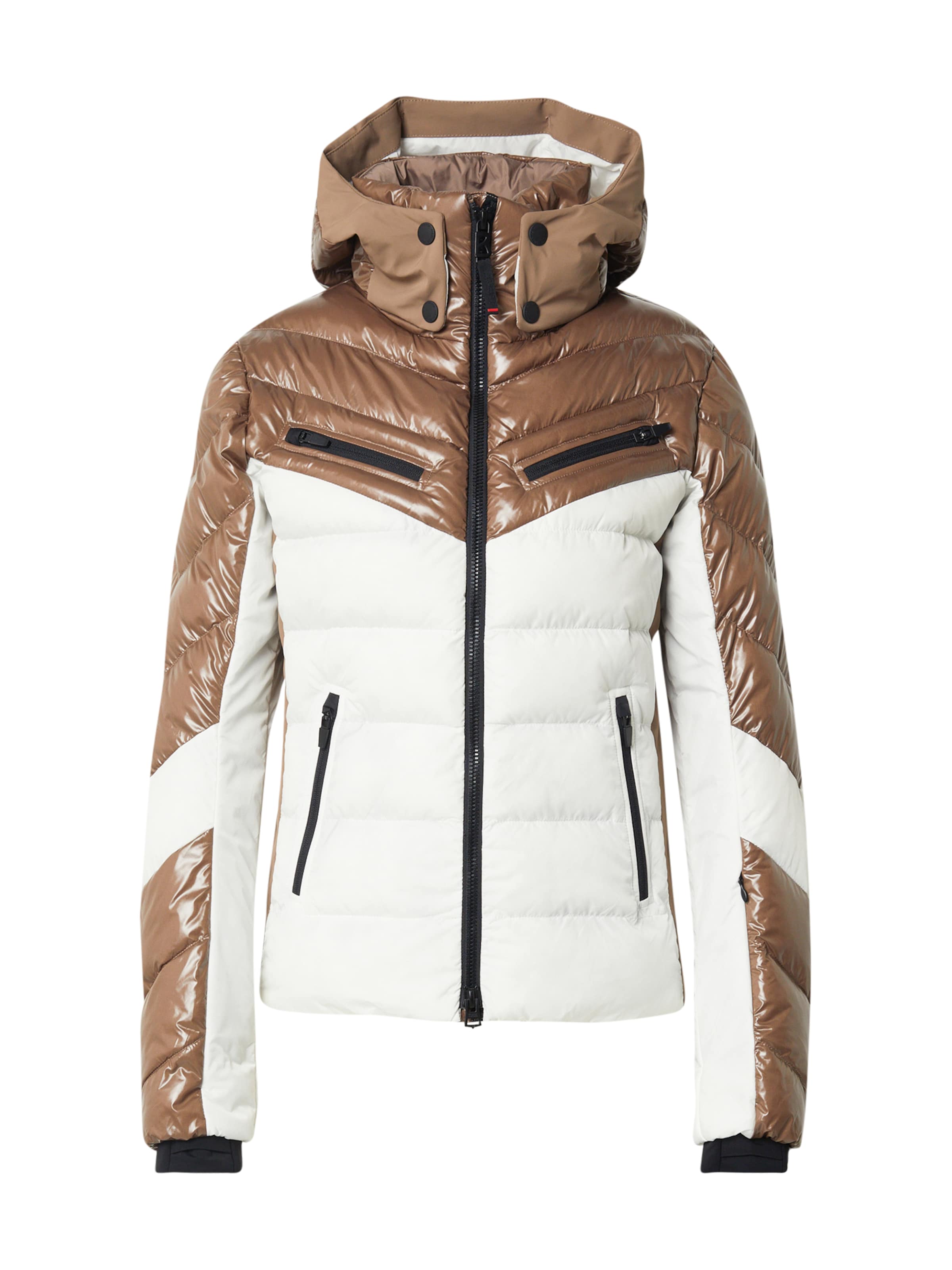 Bogner Fire + Ice Outdoorová bunda 'FARINA3' – hnědá: přední strana