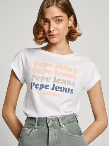 Pepe Jeans T-Shirt 'Eileen' in Weiß