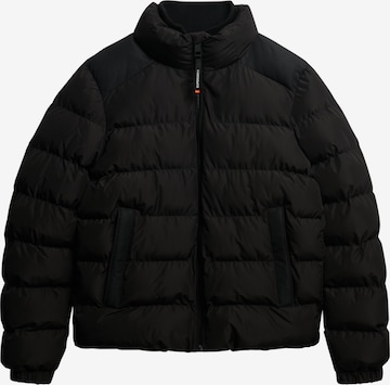 Veste d’hiver Superdry en noir : devant