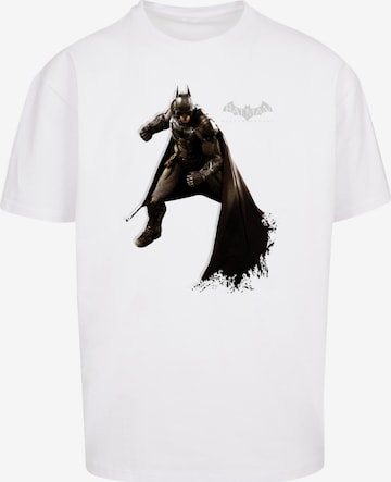 F4NT4STIC Shirt 'DC Comics Batman Arkham Shadow Stance' in White: front