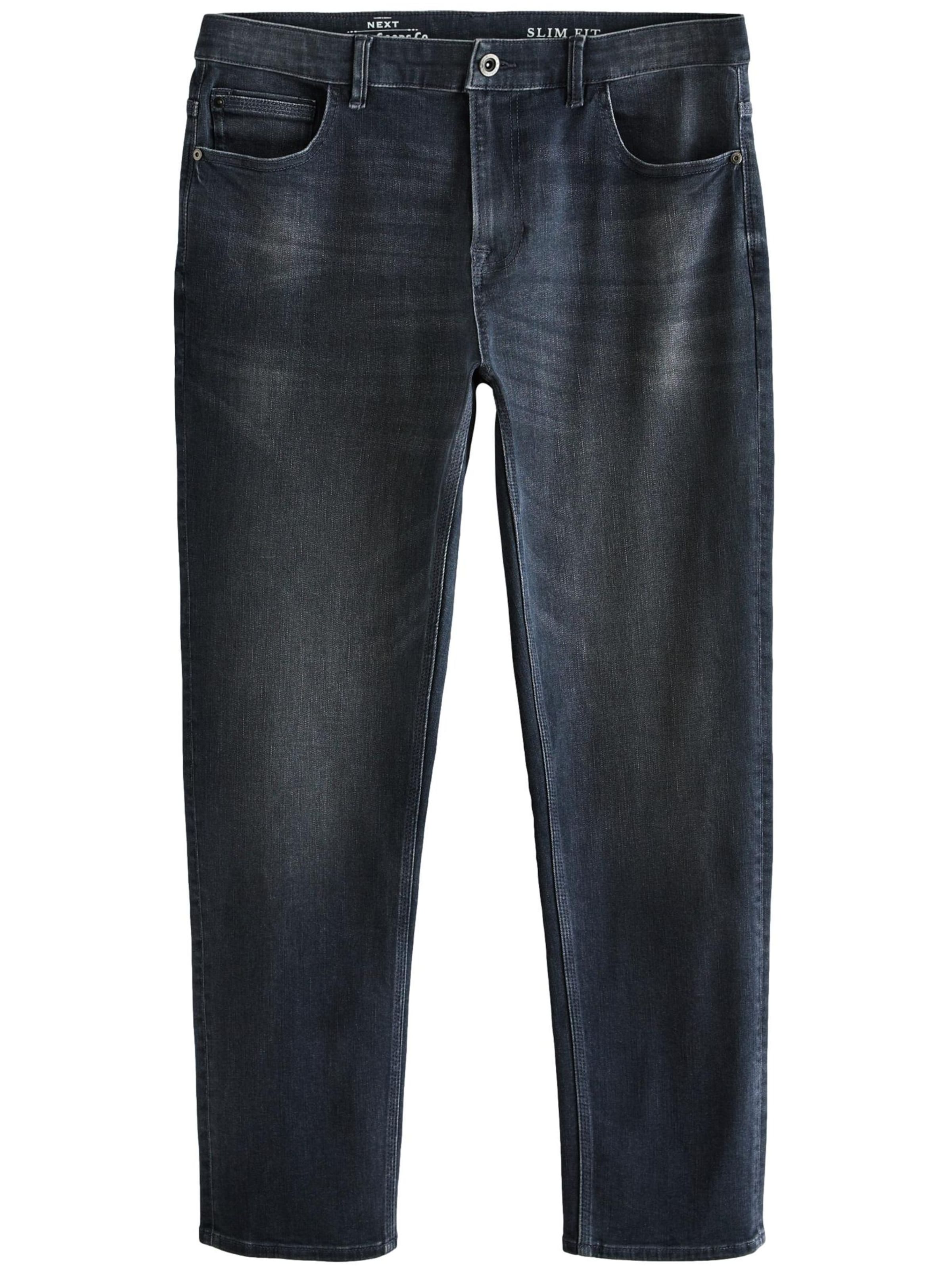 Next Slimfit Jeansy w kolorze szary: przód
