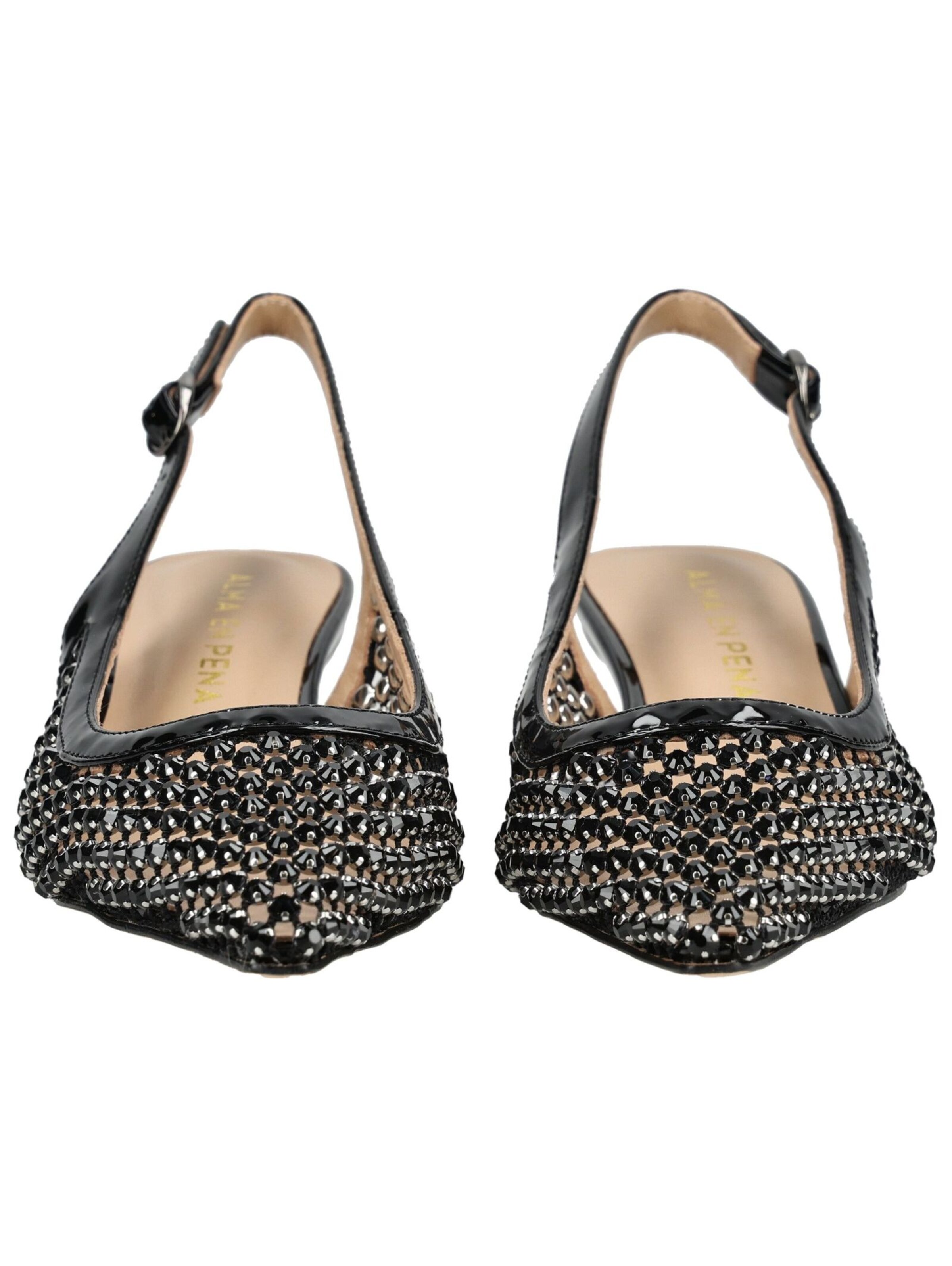 Escarpins à bride arrière Alma En Pena en noir