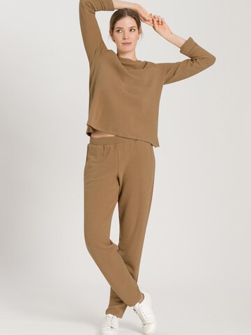 Regular Pantalon 'Easywear' Hanro en marron