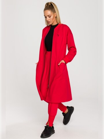 made of emotion - Sudadera con cremallera en rojo