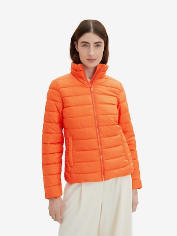 TOM TAILOR Prehodna jakna | oranžna barva: sprednja stran