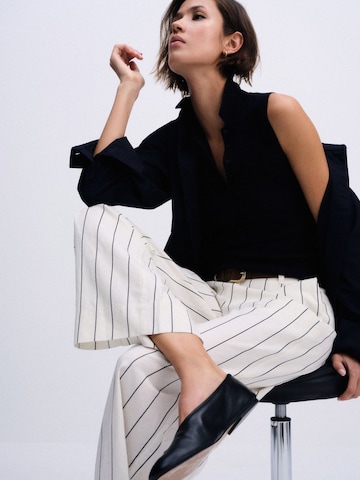 The Set Wide Leg Hose in Blau