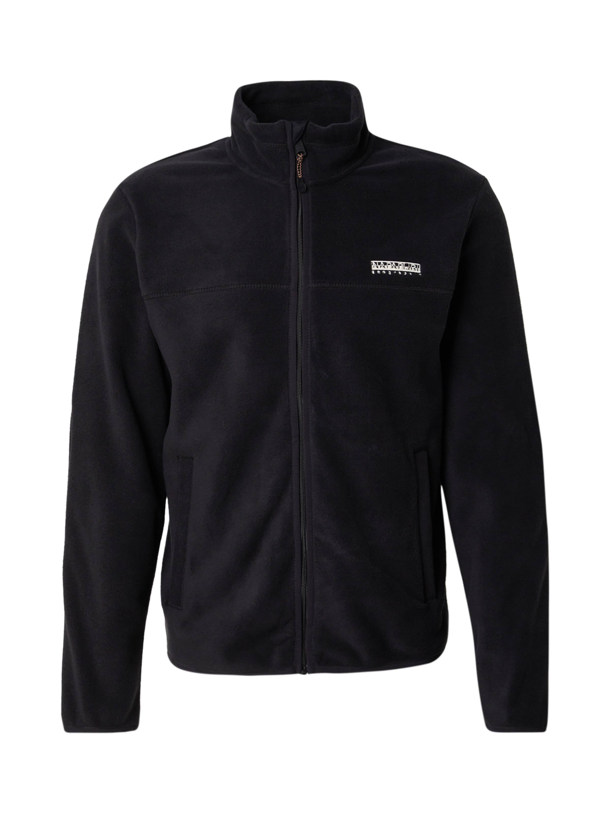 NAPAPIJRI Polár dzseki 'Dergana' - fekete: elől