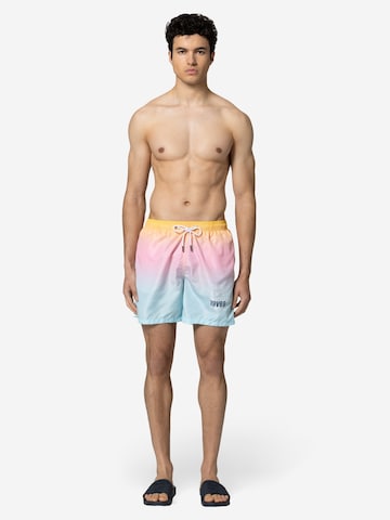 19V69 ITALIA Swimming shorts 'Siro' in Orange