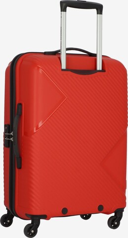 American Tourister Trolley in Rot
