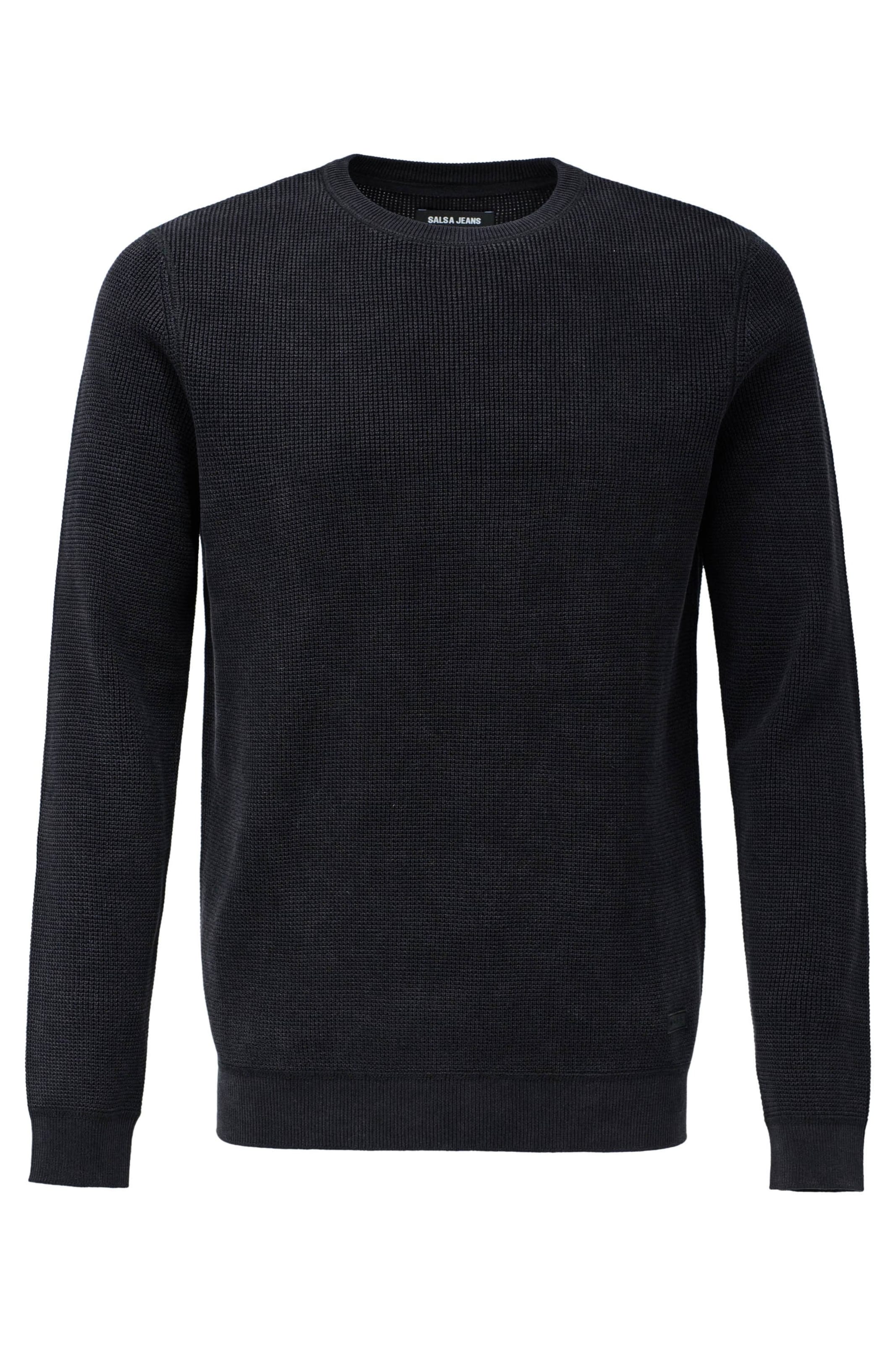 Salsa Jeans Trui in Zwart: voorkant