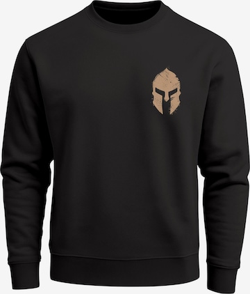 Neverless Sweatshirt 'Sparta 1' in Black: front
