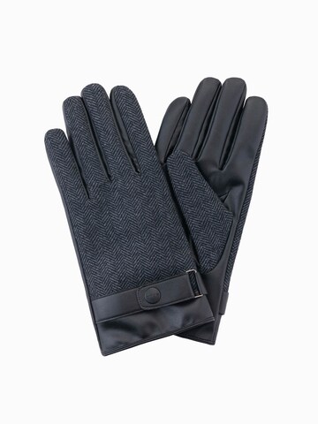 Ombre Fingerhandschuhe in Grau: Vorderseite
