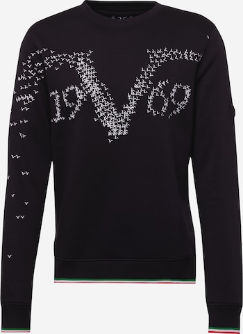 19V69 ITALIA Sweatshirt 'BIRD' in Zwart: voorkant