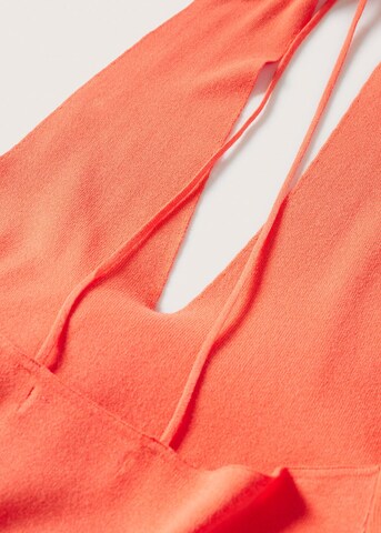 MANGO Summer Dress 'Tiza' in Orange
