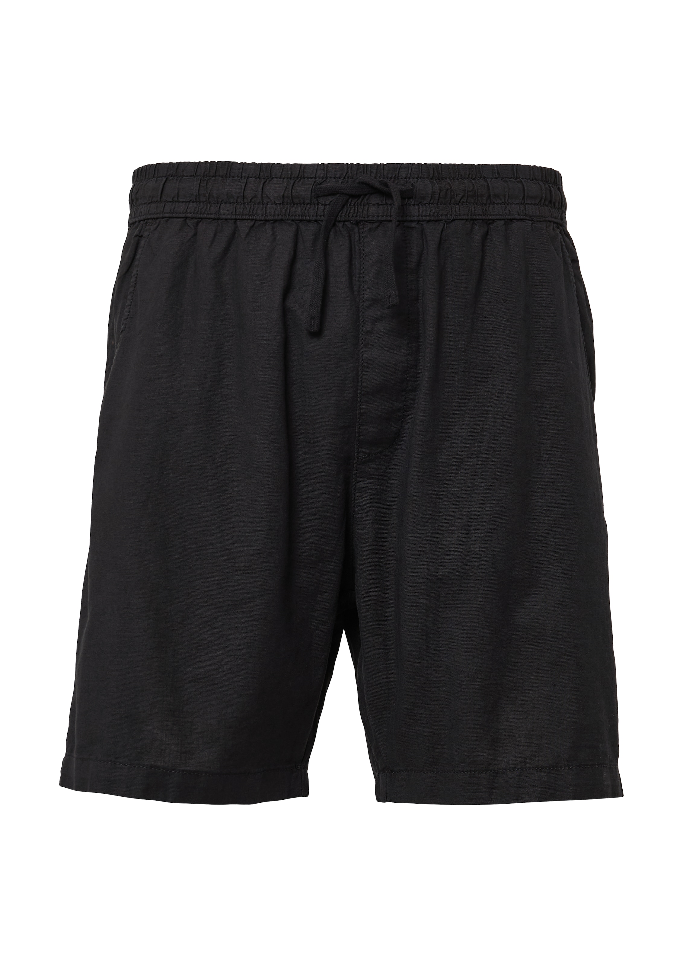 QS Shorts in Schwarz: Vorderseite