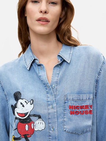 Desigual - Blusa 'Mickey Disney' en azul