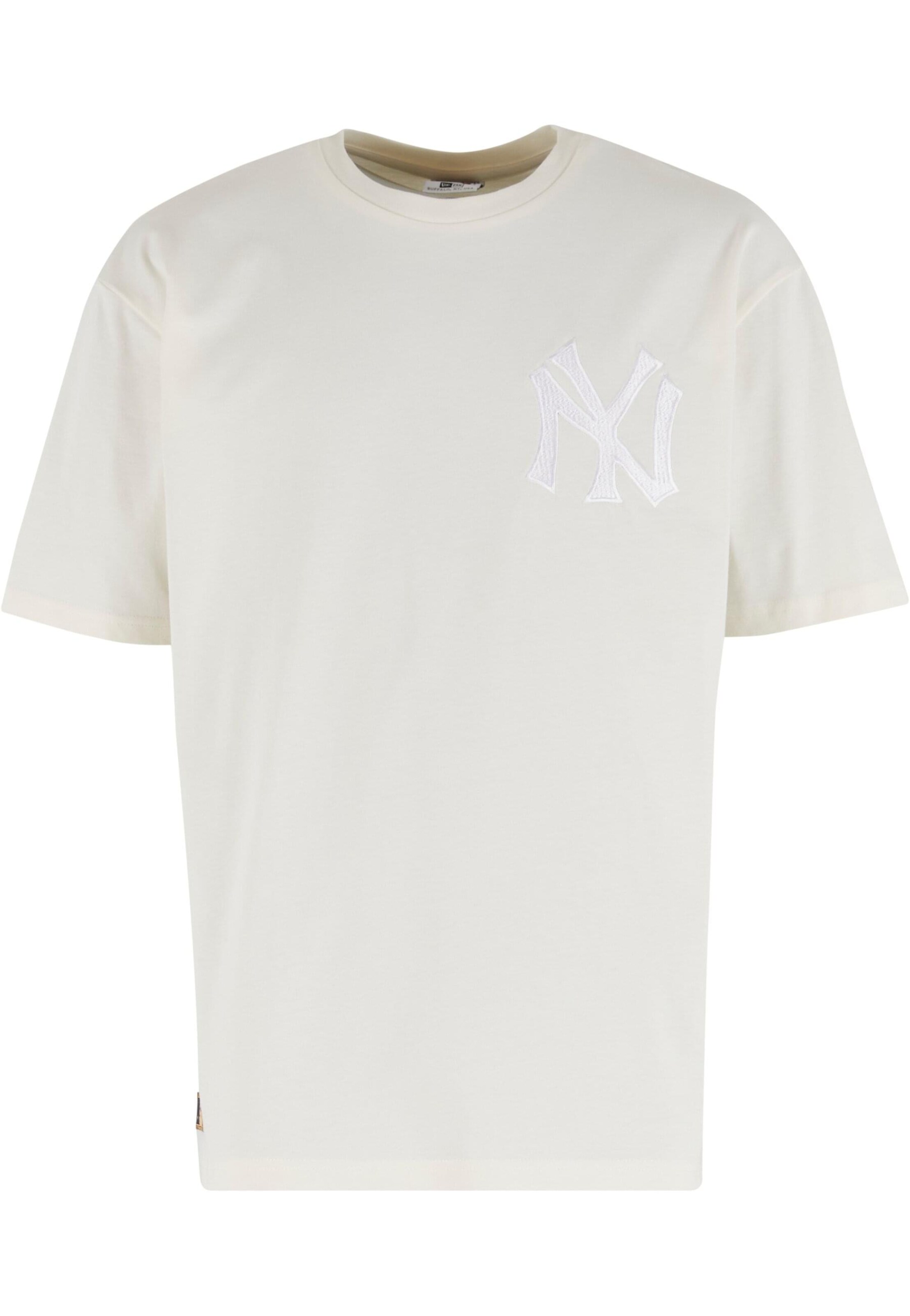 Maglietta 'New York Yankees Neyyan' di NEW ERA in bianco: frontale