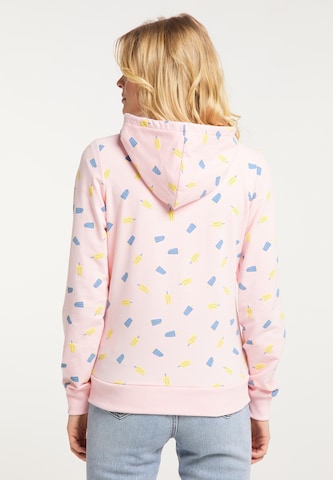 MYMO Zip-Up Hoodie in Pink